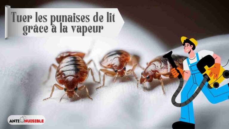 Tuer les punaises de lit grâce à la vapeur