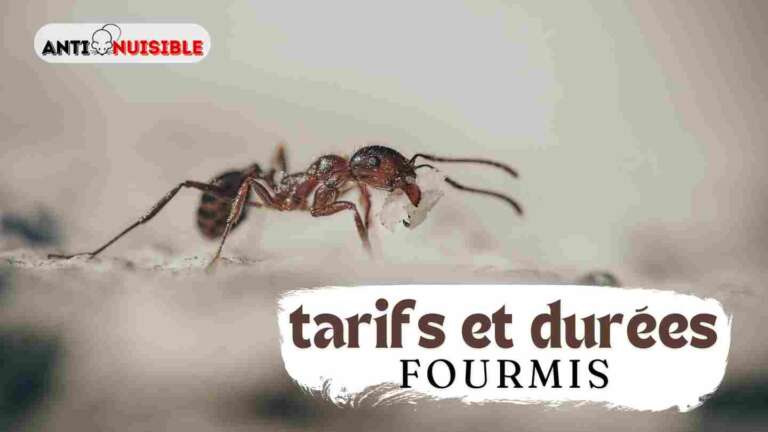 Prix désinsectisation fourmis - Tarifs et Durées